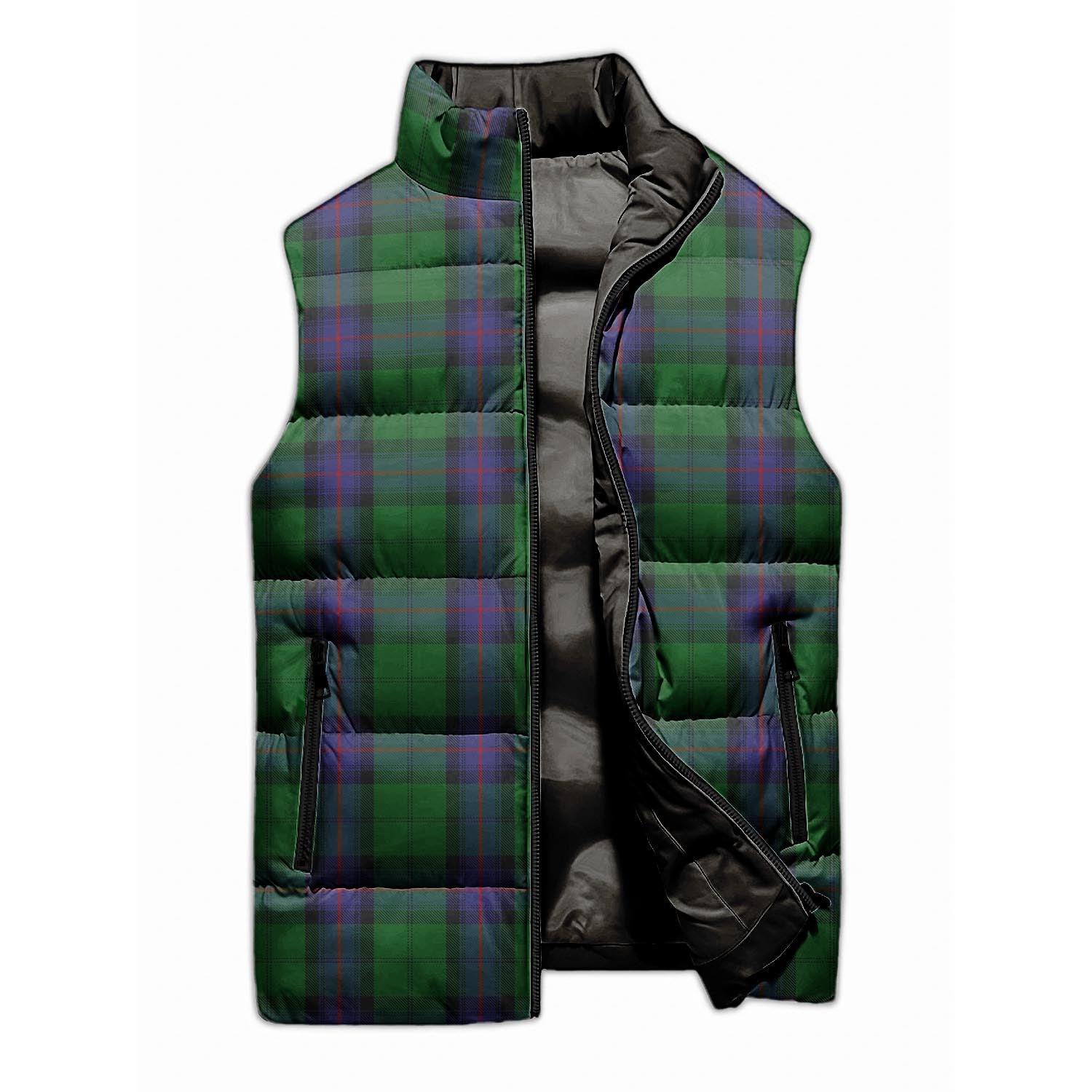 Armstrong Tartan Sleeveless Puffer Jacket - Tartanvibesclothing