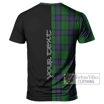 Armstrong Tartan T-Shirt with Family Crest and Half Of Me Style