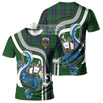 Armstrong Tartan T-Shirt with Epic Bagpipe Style