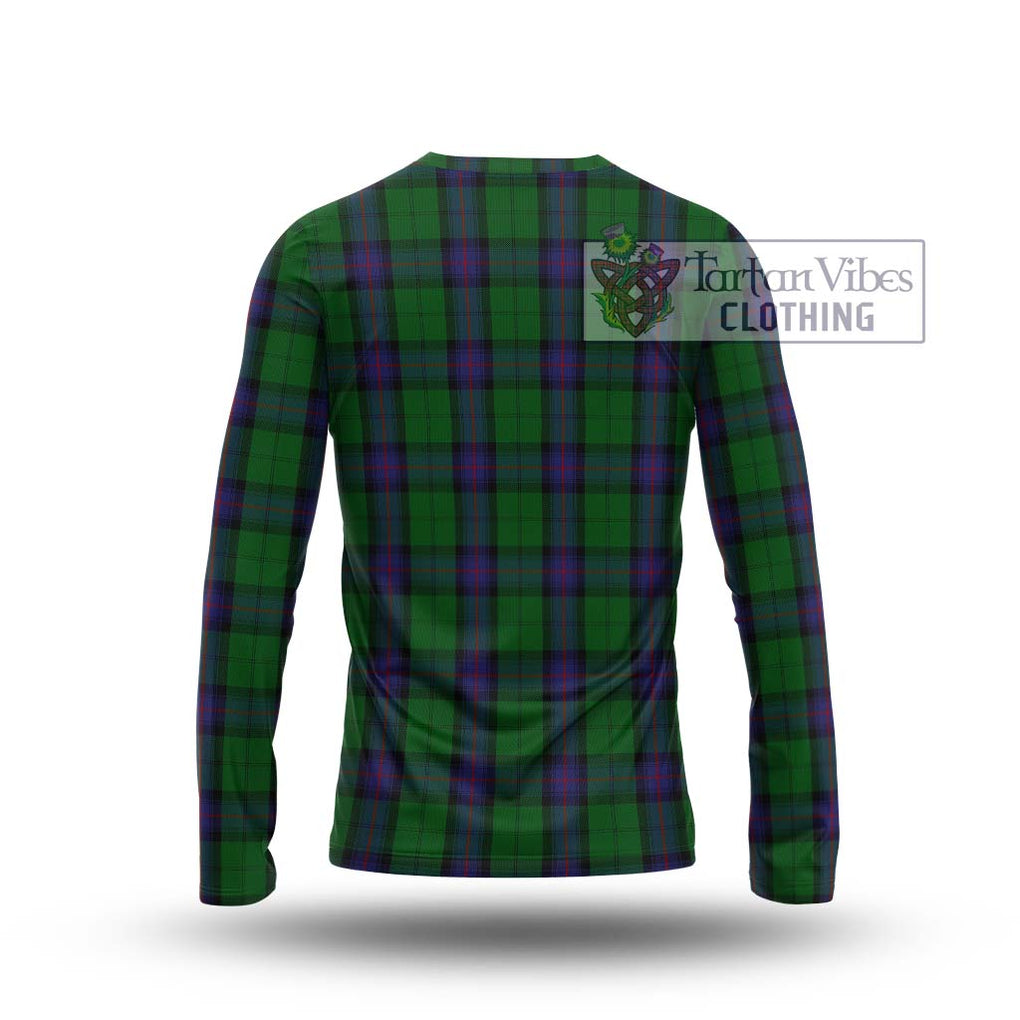 Armstrong Tartan Long Sleeve T-Shirt with Family Crest DNA In Me Style - Tartanvibesclothing Shop