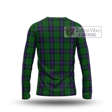 Armstrong Tartan Long Sleeve T-Shirt with Family Crest DNA In Me Style