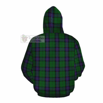 Armstrong Tartan Cotton Hoodie with Family Crest DNA In Me Style