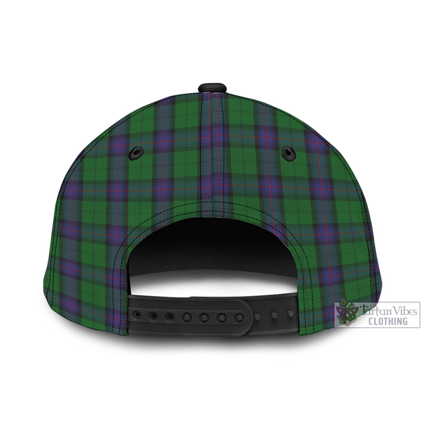 Tartan Vibes Clothing Armstrong Tartan Classic Cap with Family Crest In Me Style