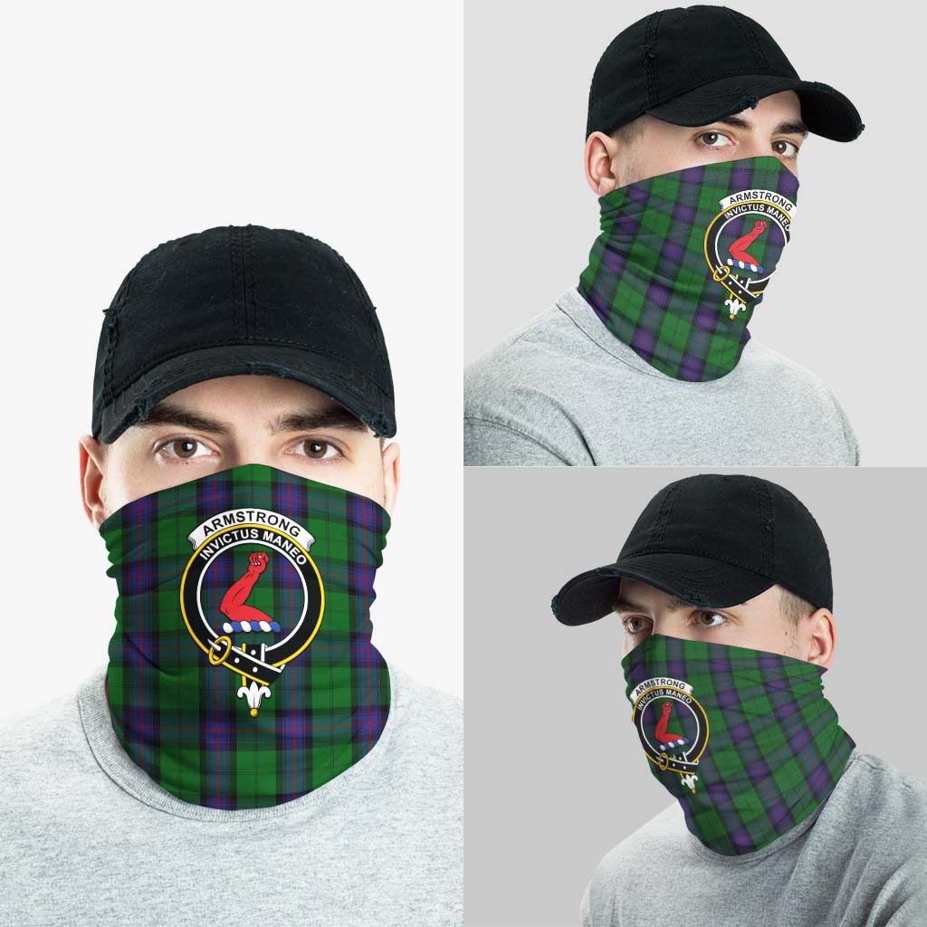 Armstrong Tartan Neck Gaiters, Tartan Bandanas, Tartan Head Band with Family Crest