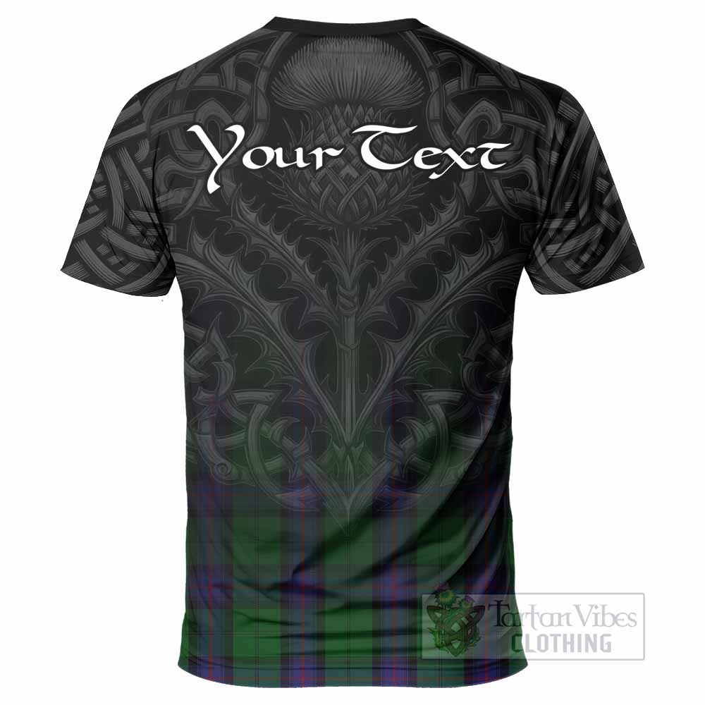 Tartan Vibes Clothing Armstrong Tartan T-Shirt with Family Crest Celtic Thistle Vibes