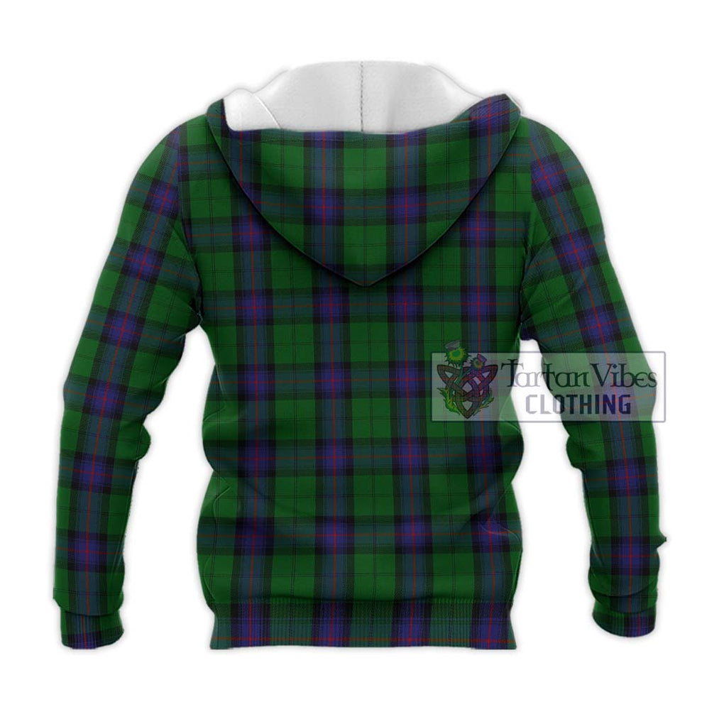 Armstrong Tartan Knitted Hoodie with Family Crest DNA In Me Style - Tartanvibesclothing Shop