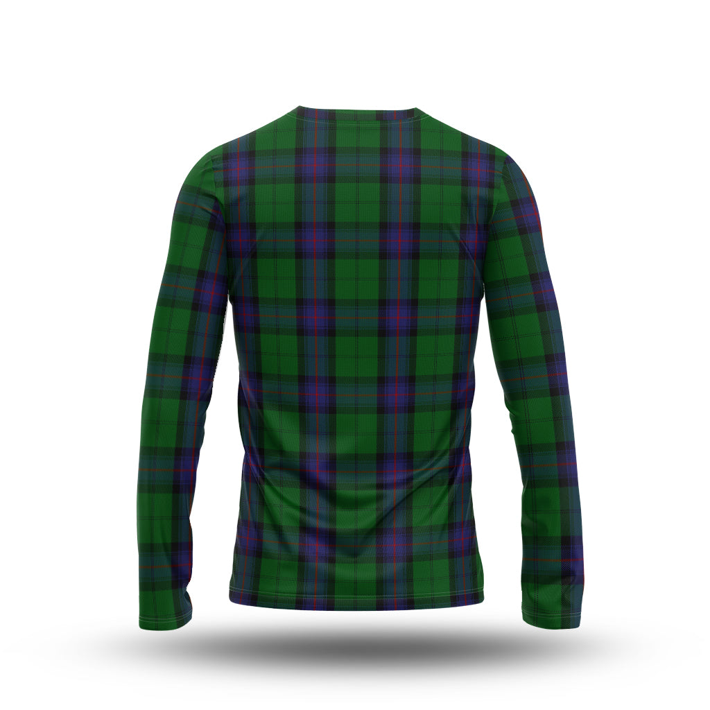 Armstrong Tartan Long Sleeve T-Shirt with Family Crest - Tartanvibesclothing