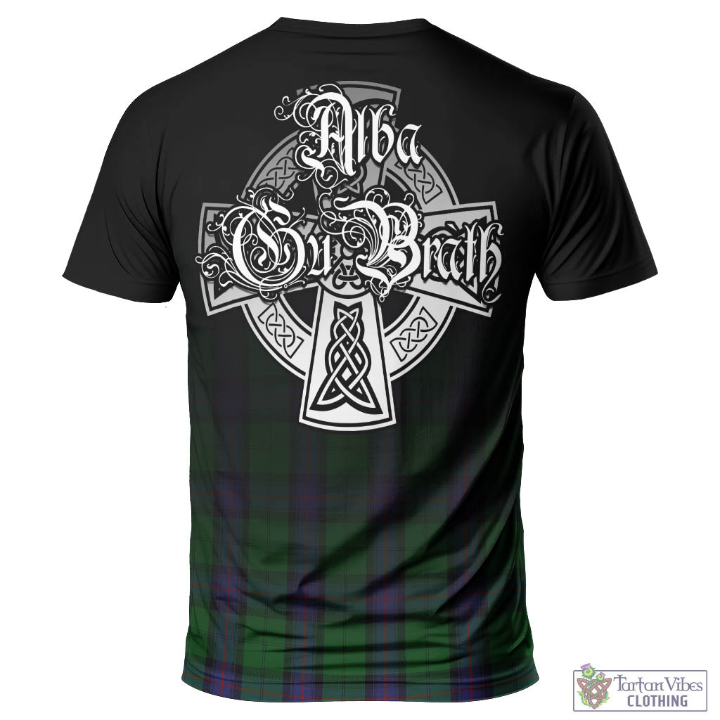 Tartan Vibes Clothing Armstrong Tartan T-Shirt Featuring Alba Gu Brath Family Crest Celtic Inspired