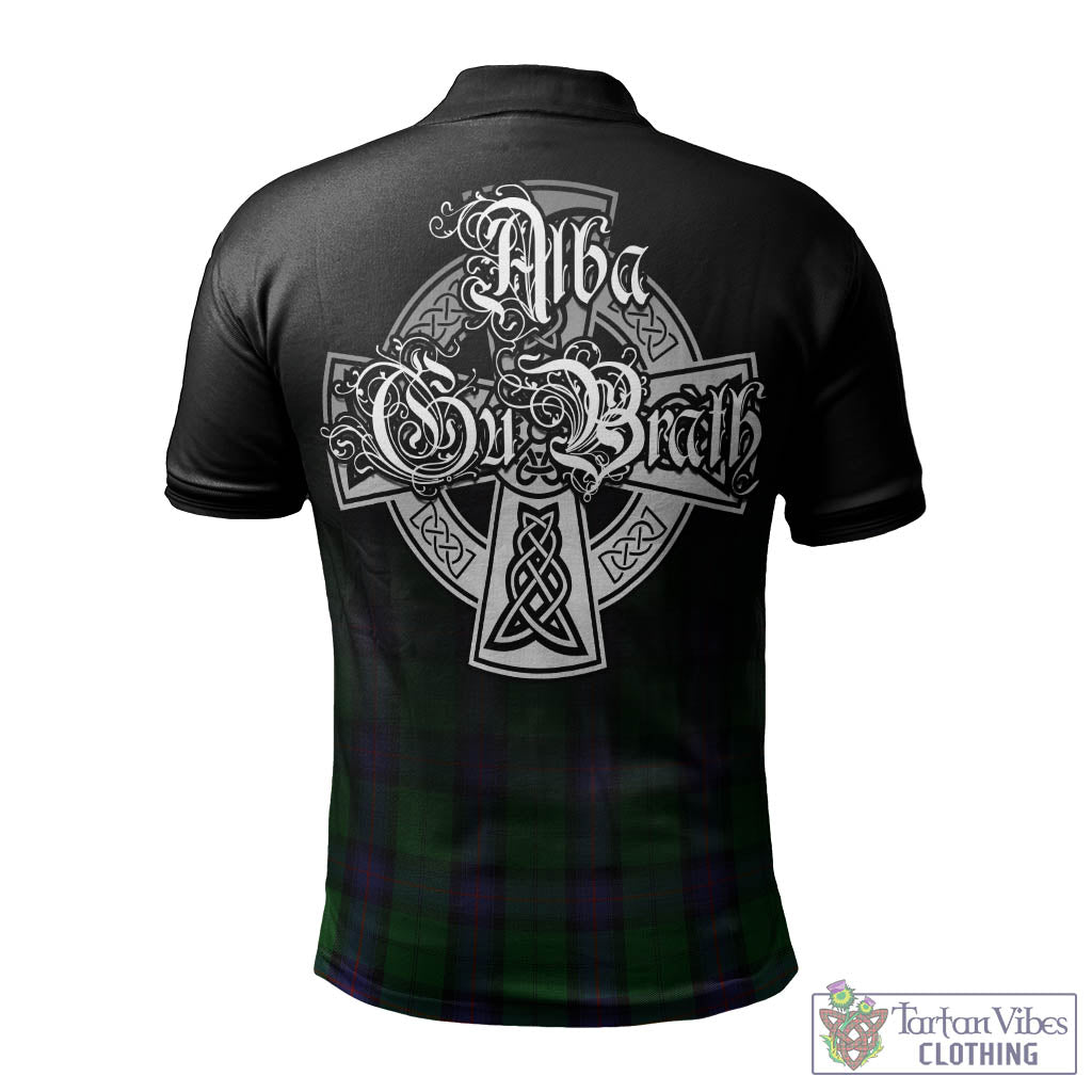 Tartan Vibes Clothing Armstrong Tartan Polo Shirt Featuring Alba Gu Brath Family Crest Celtic Inspired