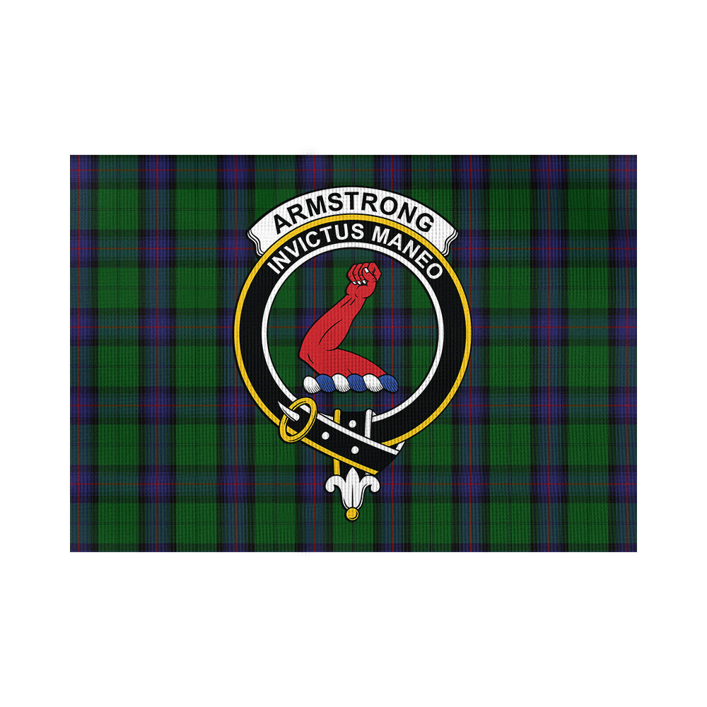 Armstrong Tartan Flag with Family Crest - Tartan Vibes Clothing