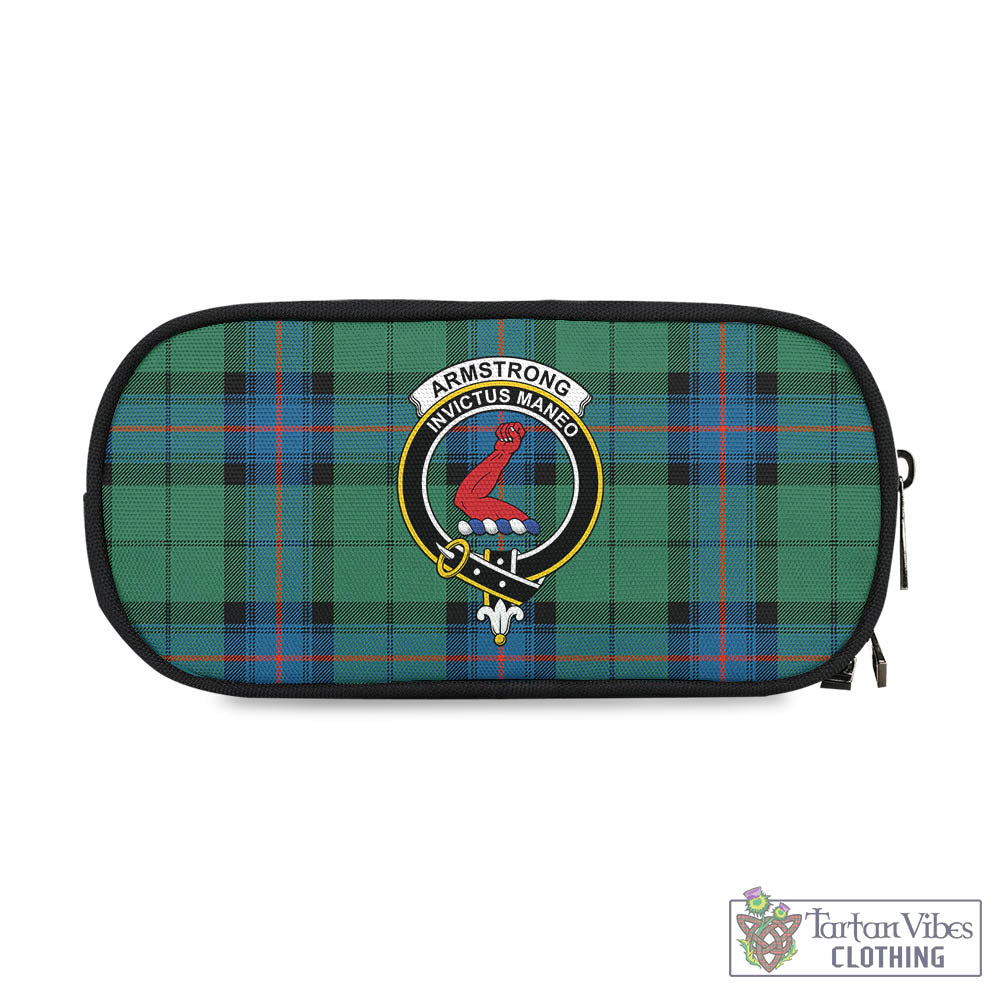 Tartan Vibes Clothing Armstrong Ancient Tartan Pen and Pencil Case with Family Crest