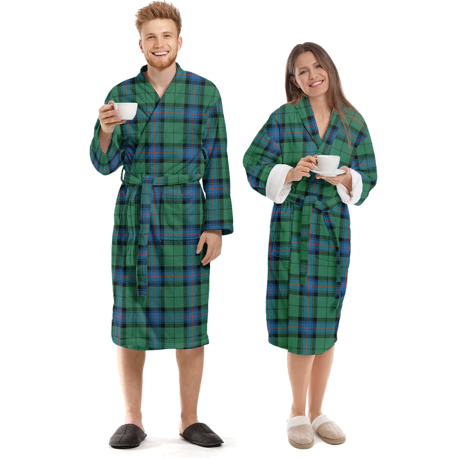 Armstrong Ancient Tartan Bathrobe Unisex S - Tartan Vibes Clothing