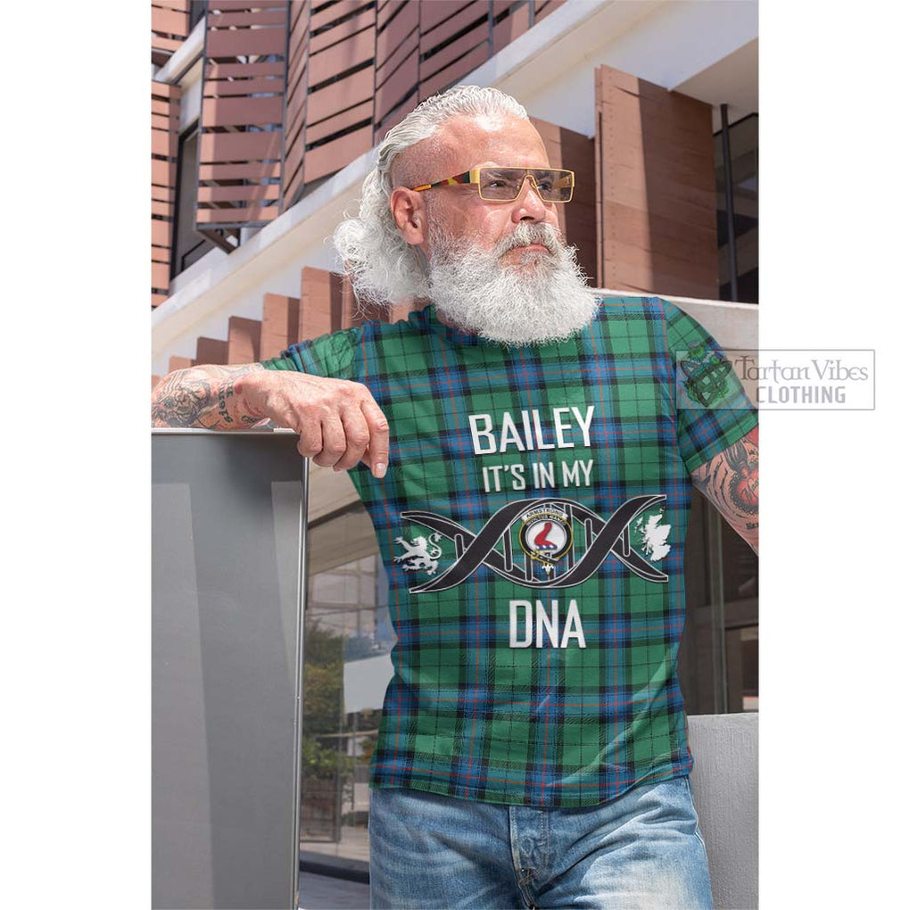 Tartan Vibes Clothing Armstrong Ancient Tartan Cotton T-shirt with Family Crest DNA In Me Style