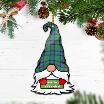 Armstrong Ancient Gnome Christmas Ornament with His Tartan Christmas Hat