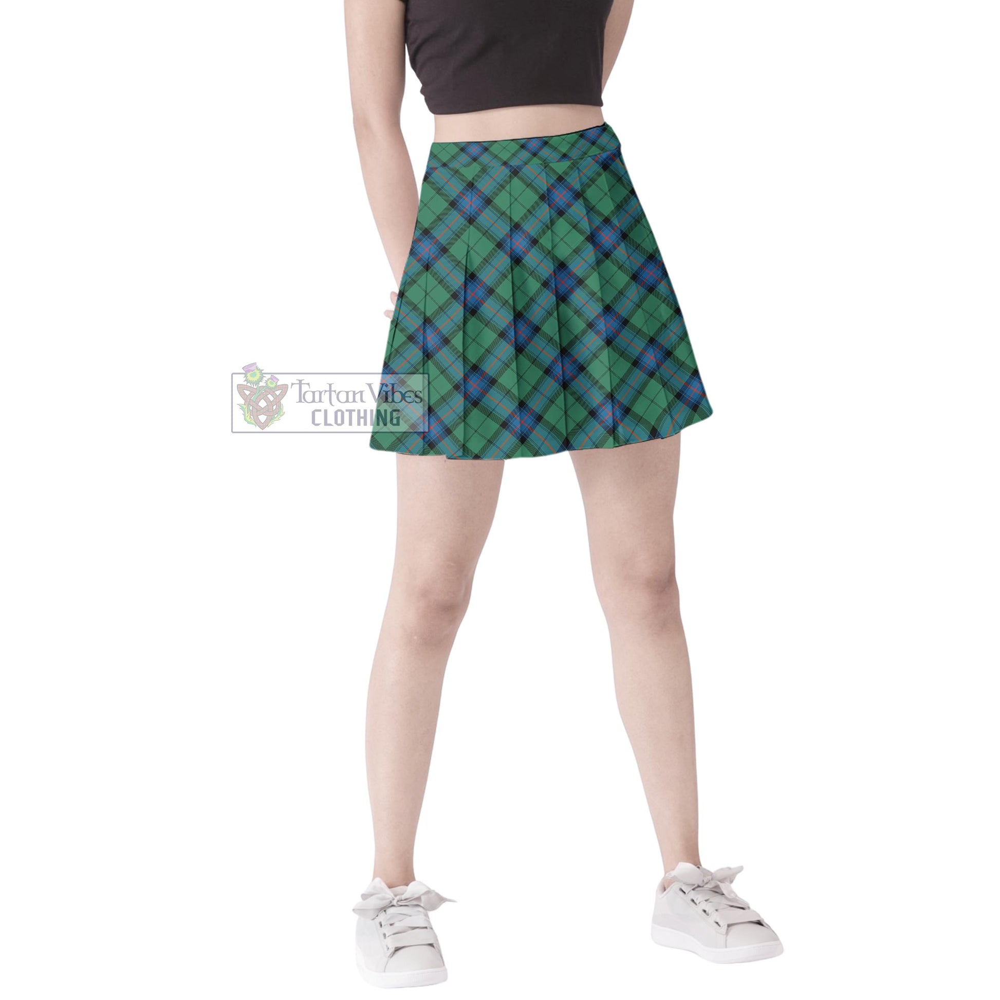 Tartan Vibes Clothing Armstrong Ancient Tartan Women's Plated Mini Skirt