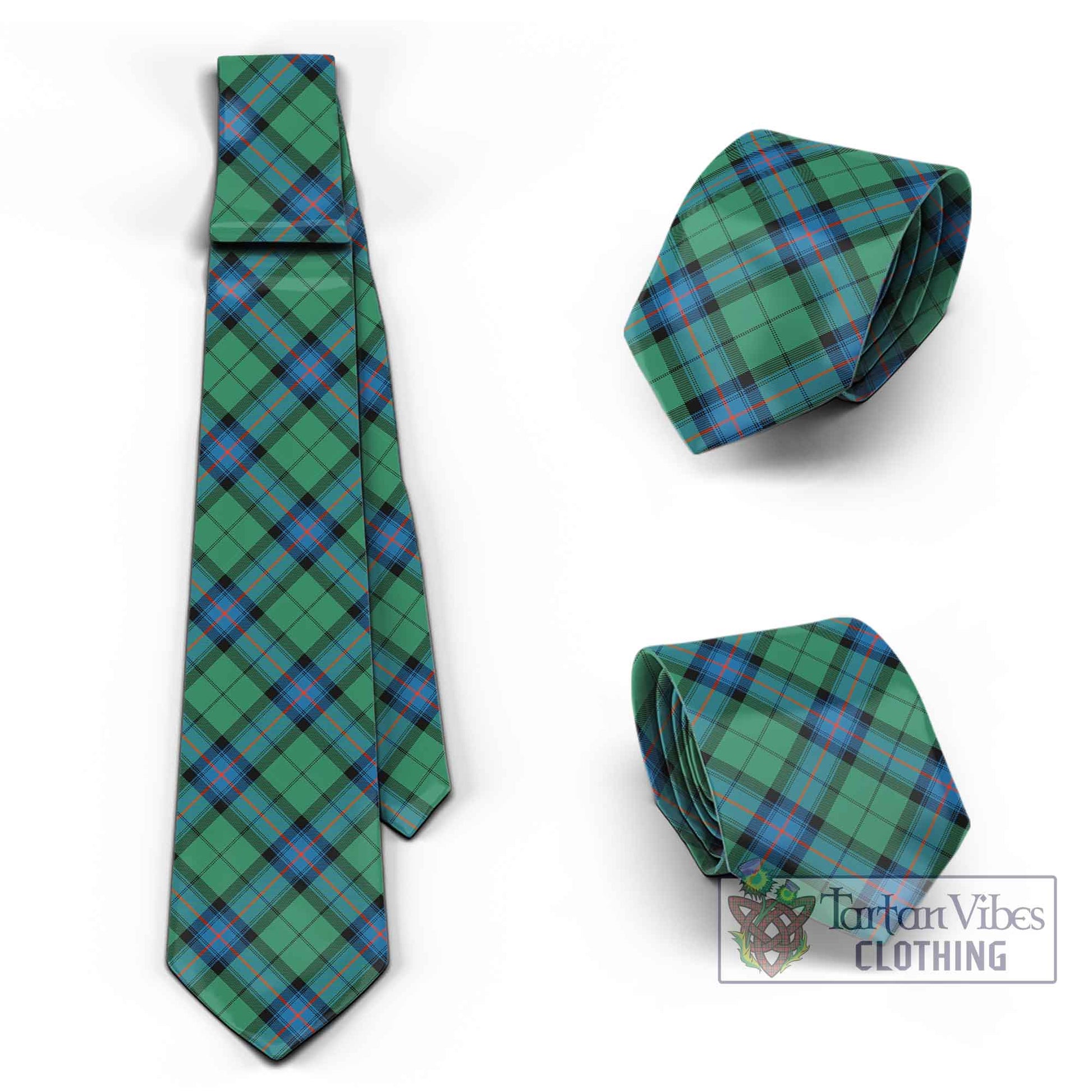 Tartan Vibes Clothing Armstrong Ancient Tartan Classic Necktie Cross Style