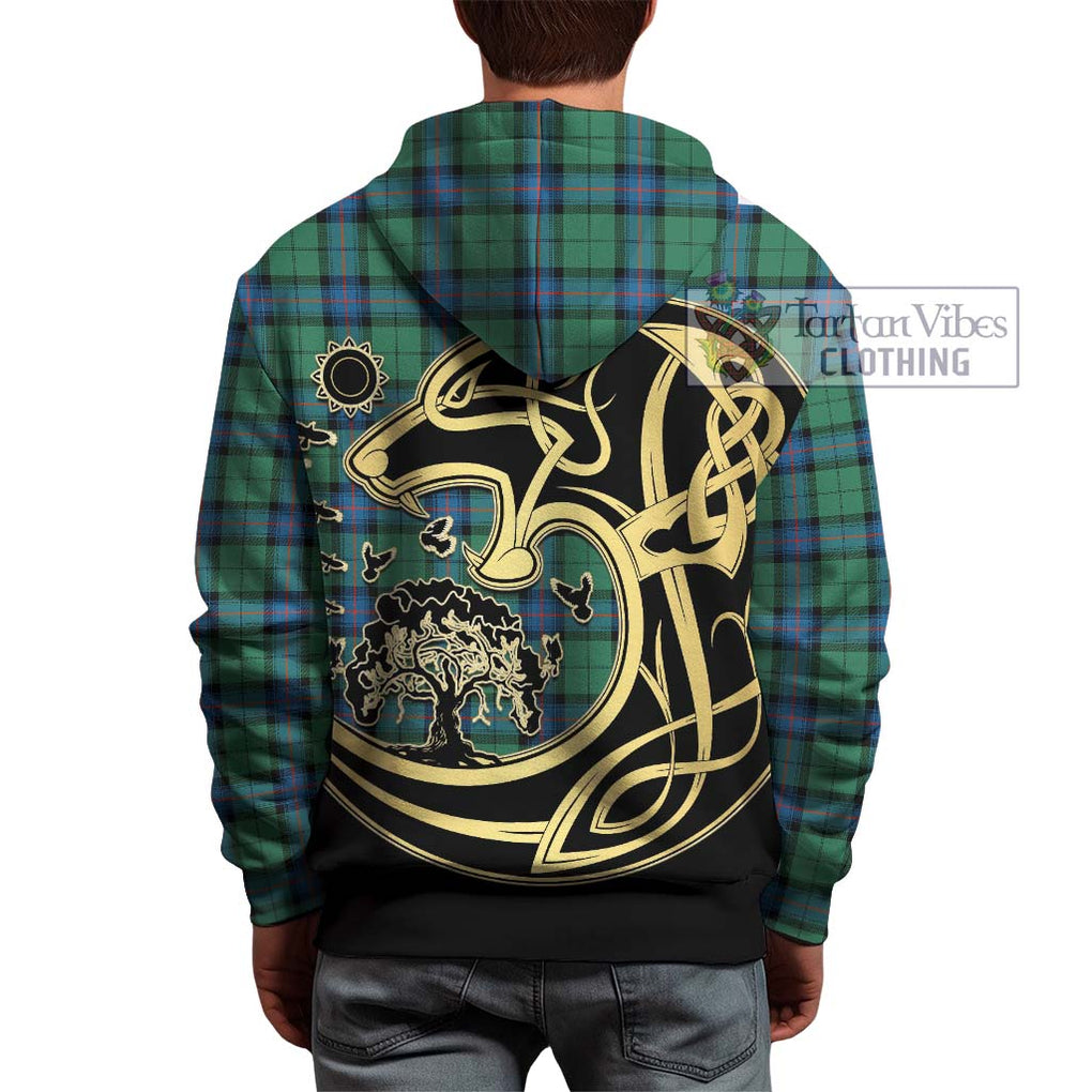 Armstrong Ancient Tartan Hoodie with Family Crest Celtic Wolf Style - Tartan Vibes Clothing