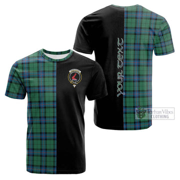 Armstrong Ancient Tartan Cotton T-shirt with Family Crest and Half Of Me Style