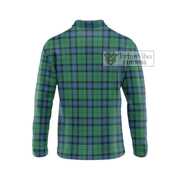 Armstrong Ancient Tartan Long Sleeve Polo Shirt with Family Crest DNA In Me Style