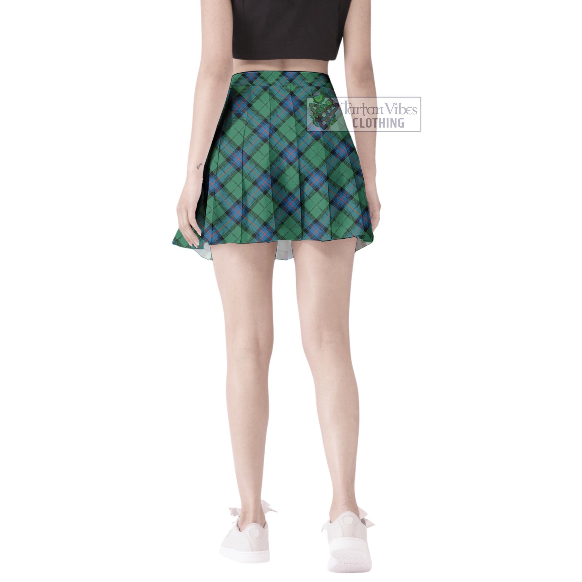 Tartan Vibes Clothing Armstrong Ancient Tartan Women's Plated Mini Skirt