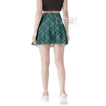 Armstrong Ancient Tartan Women's Plated Mini Skirt Cross Style