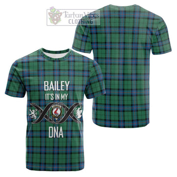 Armstrong Ancient Tartan Cotton T-shirt with Family Crest DNA In Me Style