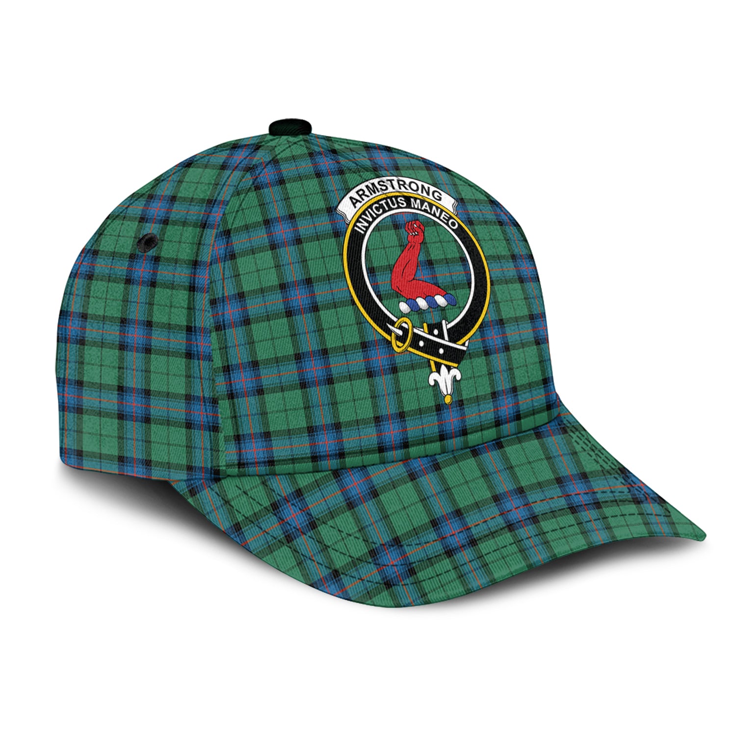 Armstrong Ancient Tartan Classic Cap with Family Crest - Tartan Vibes Clothing