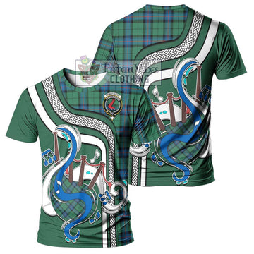 Armstrong Ancient Tartan T-Shirt with Epic Bagpipe Style