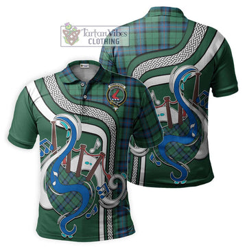 Armstrong Ancient Tartan Polo Shirt with Epic Bagpipe Style