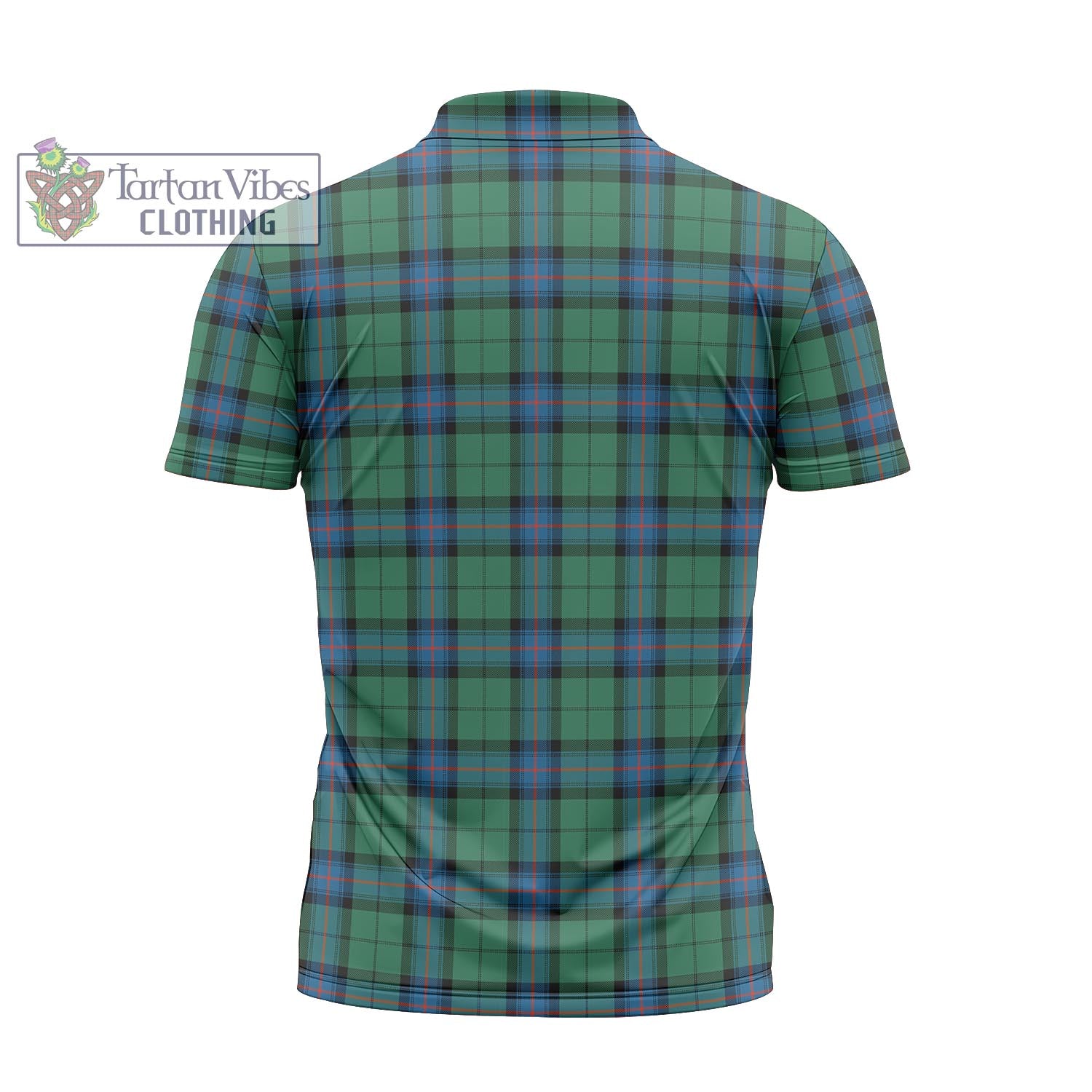 Tartan Vibes Clothing Armstrong Ancient Tartan Zipper Polo Shirt