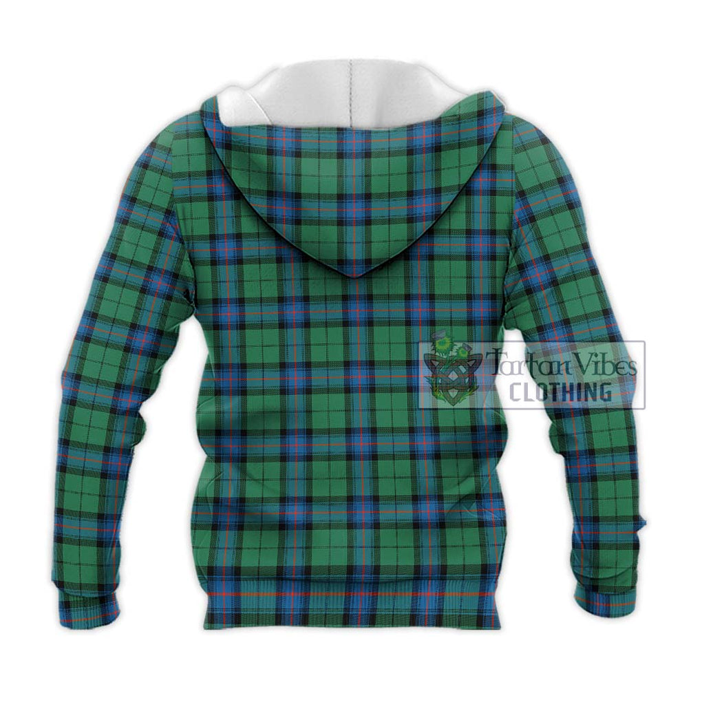 Armstrong Ancient Tartan Knitted Hoodie with Family Crest DNA In Me Style - Tartanvibesclothing Shop