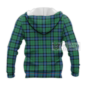 Armstrong Ancient Tartan Knitted Hoodie with Family Crest DNA In Me Style