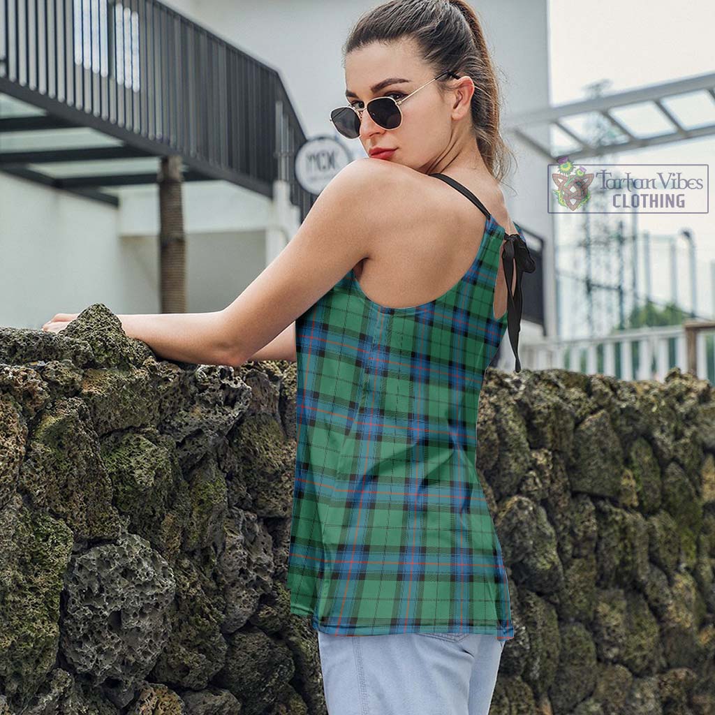 Tartan Vibes Clothing Armstrong Ancient Tartan Loose Halter Neck Camisole