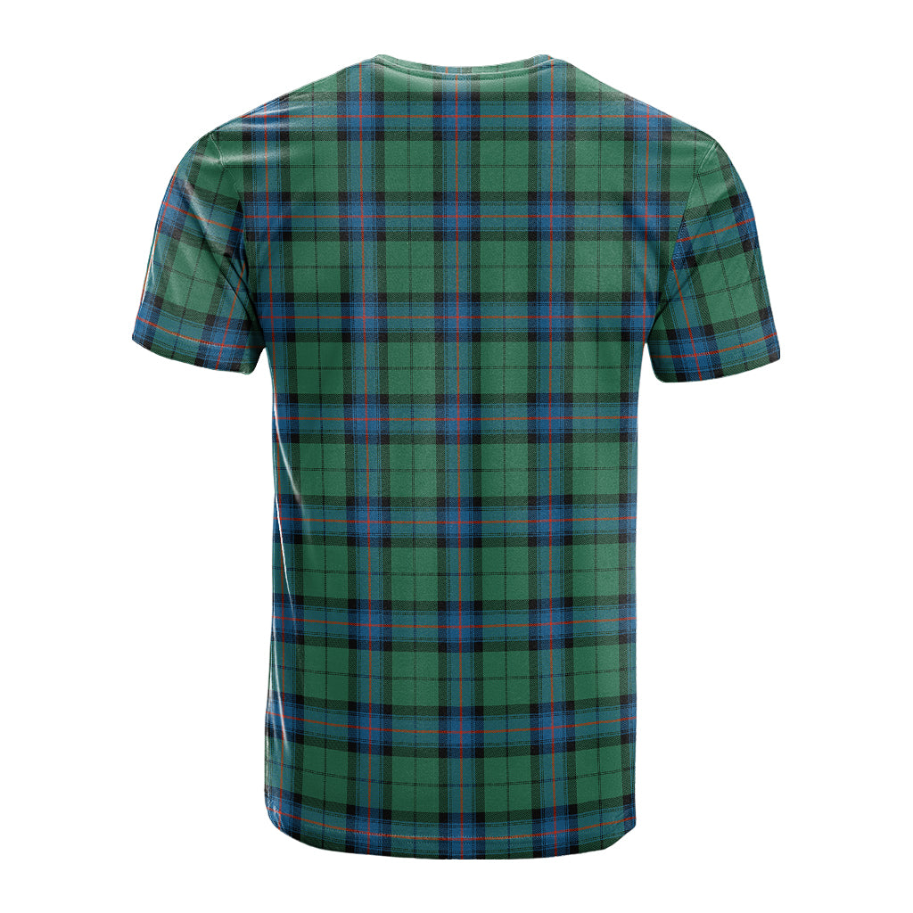 Armstrong Ancient Tartan T-Shirt with Family Crest - Tartan Vibes Clothing