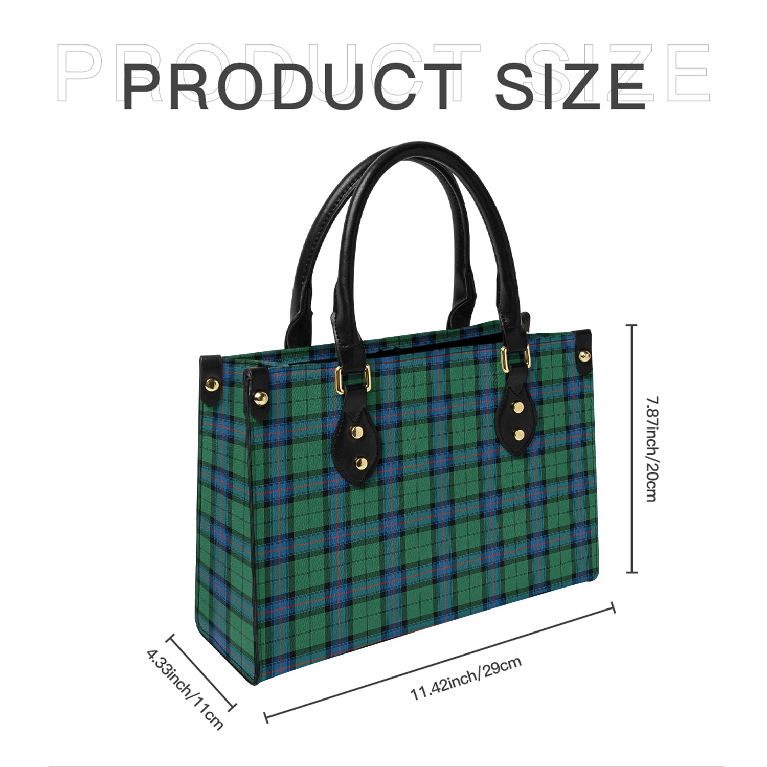 Armstrong Ancient Tartan Leather Bag - Tartanvibesclothing