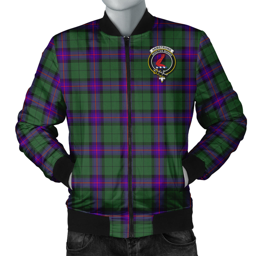 Armstrong Modern Tartan Bomber Jacket with Family Crest Unisex - Tartanvibesclothing