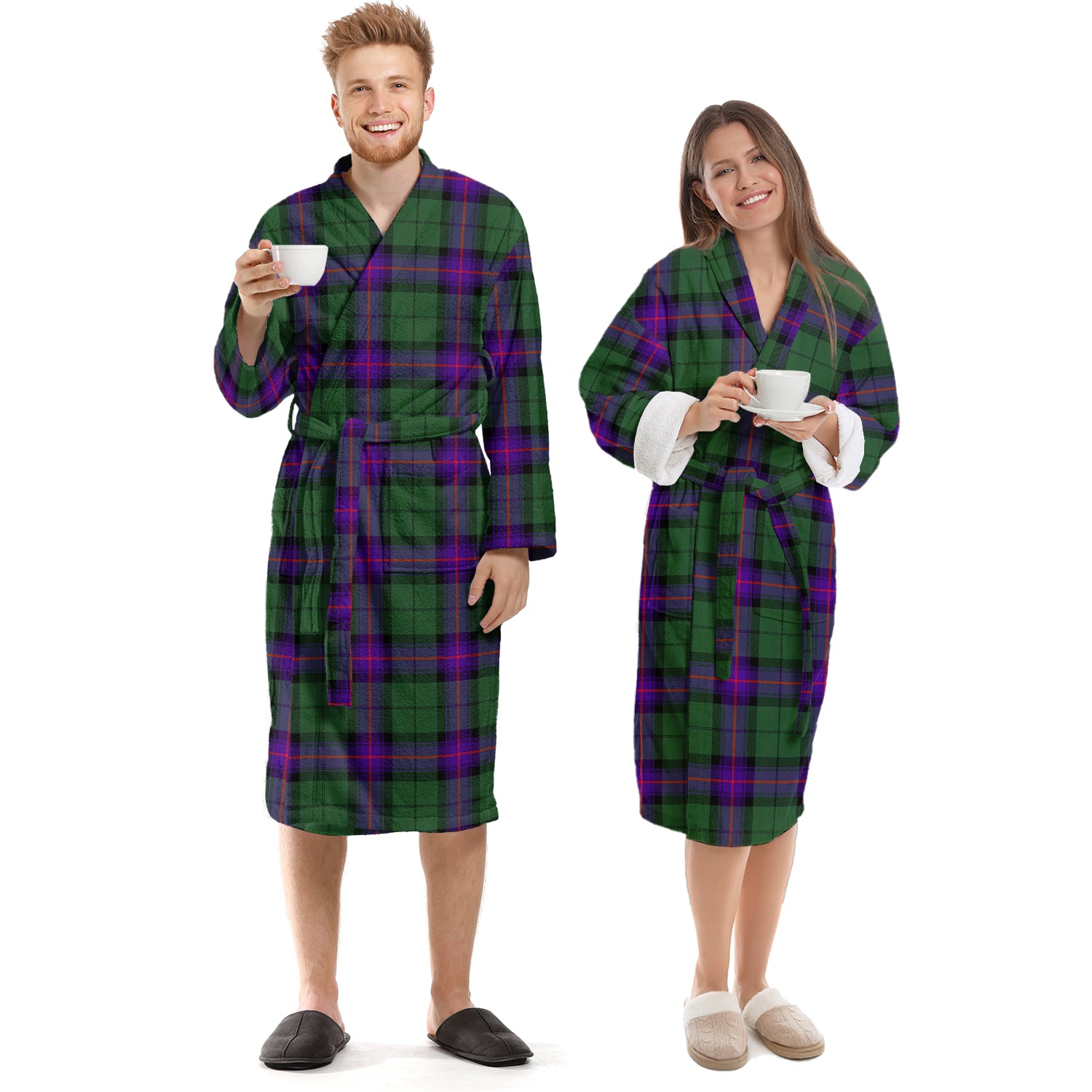 Armstrong Modern Tartan Bathrobe Unisex S - Tartan Vibes Clothing