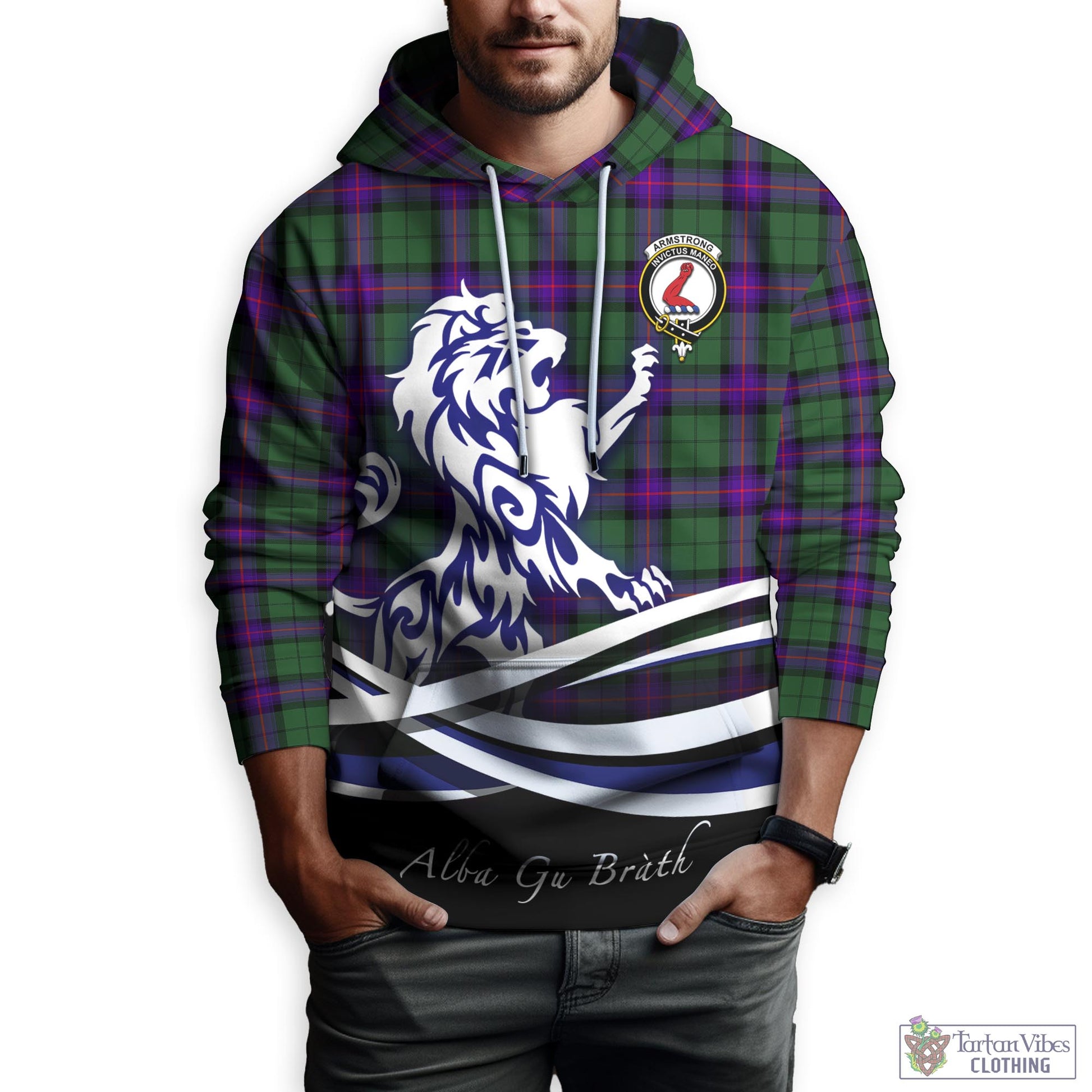 armstrong-modern-tartan-hoodie-with-alba-gu-brath-regal-lion-emblem