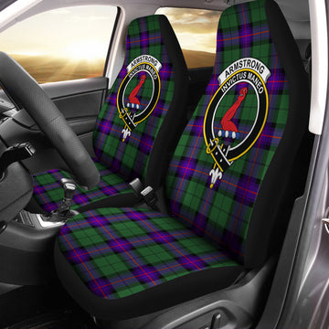 Armstrong Modern Tartan Car Seat Cover with Family Crest