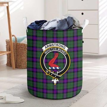 Armstrong Modern Tartan Laundry Basket with Family Crest