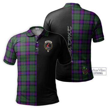 Armstrong Modern Tartan Polo Shirt with Family Crest and Half Of Me Style