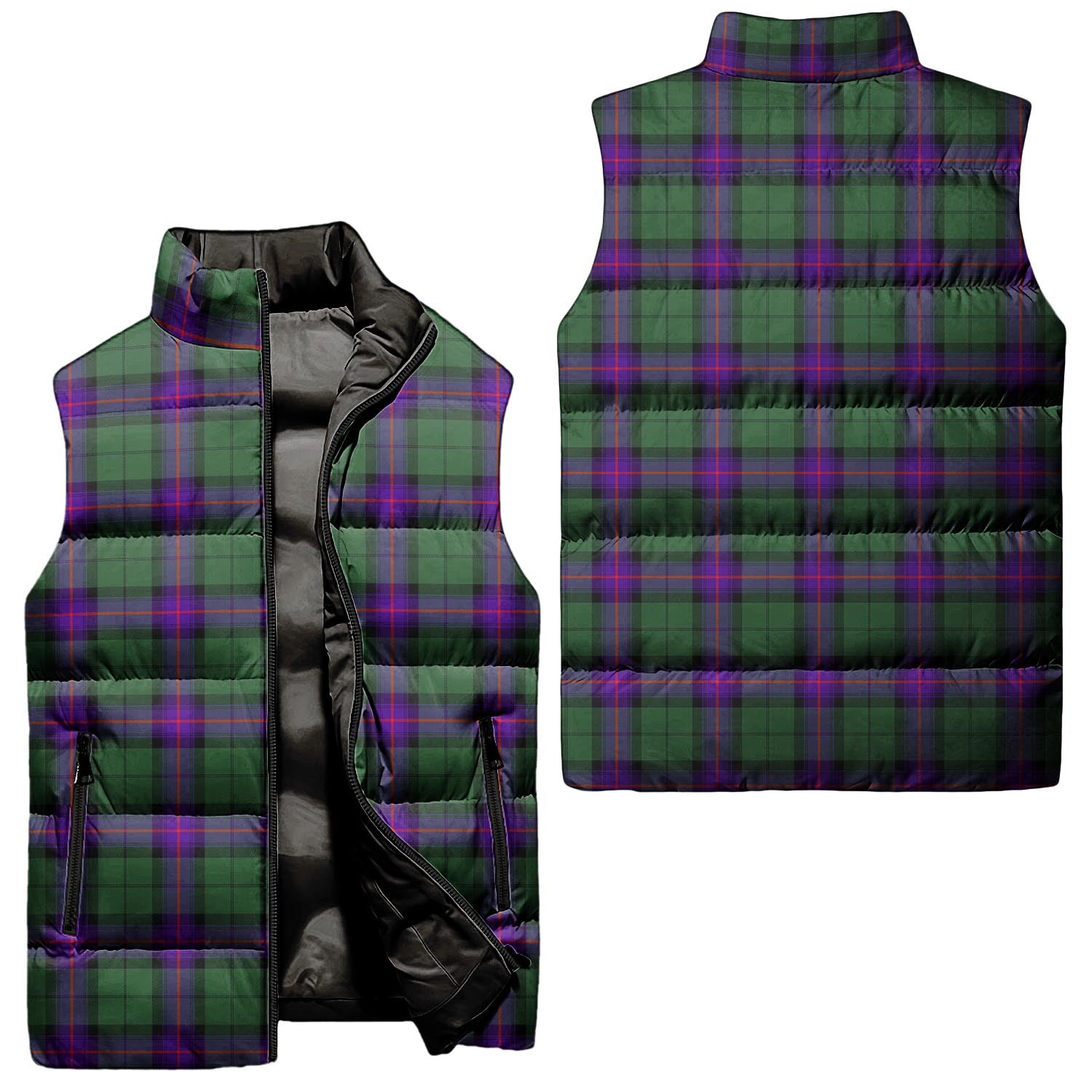 Armstrong Modern Tartan Sleeveless Puffer Jacket Unisex - Tartanvibesclothing