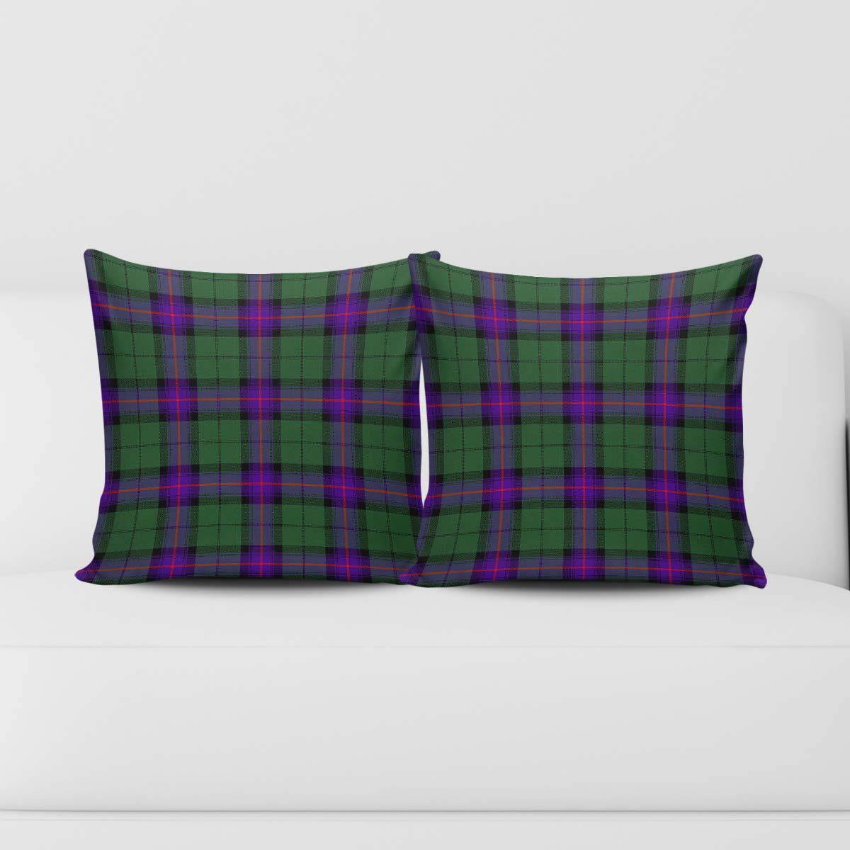 Armstrong Modern Tartan Pillow Cover Square Pillow Cover - Tartanvibesclothing