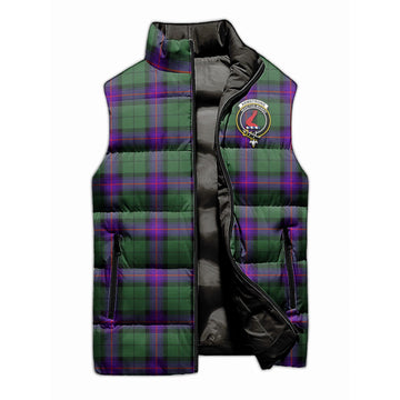 Armstrong Modern Tartan Sleeveless Puffer Jacket with Family Crest