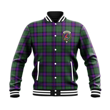 Armstrong Modern Tartan Baseball Jacket with Family Crest