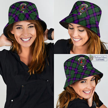 Armstrong Modern Tartan Bucket Hat with Family Crest