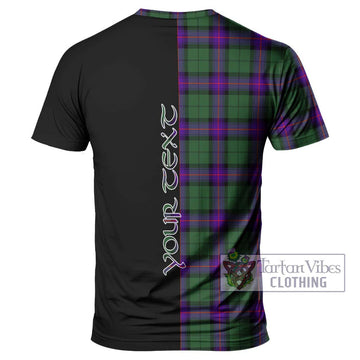 Armstrong Modern Tartan T-Shirt with Family Crest and Half Of Me Style