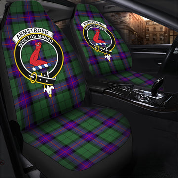 Armstrong Modern Tartan Car Seat Cover with Family Crest