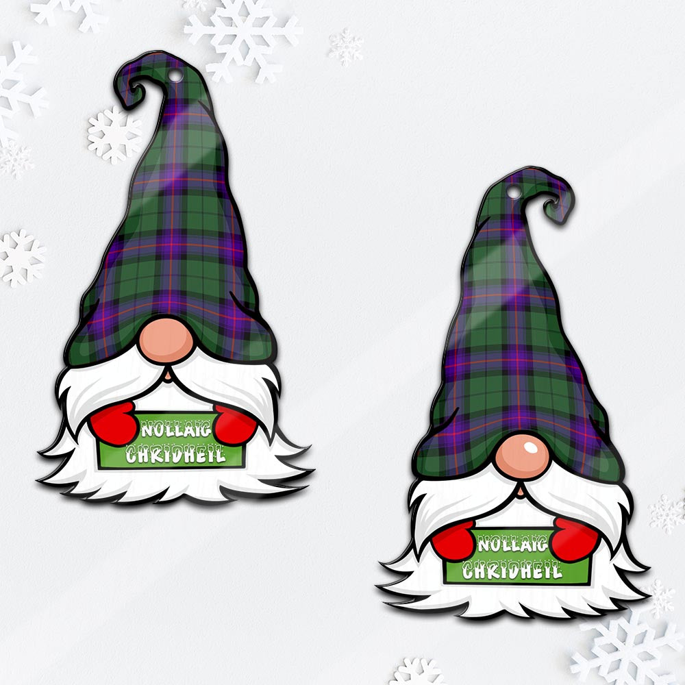 Armstrong Modern Gnome Christmas Ornament with His Tartan Christmas Hat - Tartan Vibes Clothing