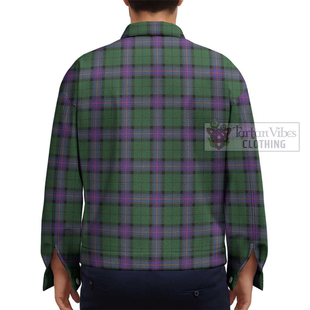 Armstrong Modern Tartan Unisex Lapel Cotton Jacket - Tartan Vibes Clothing